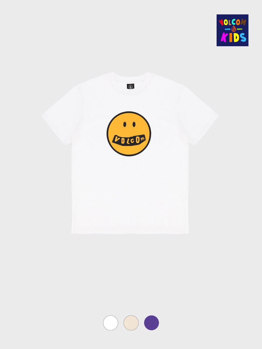 키즈 SMILE 컴포트핏 티셔츠(3 COLOR) VK222TS002