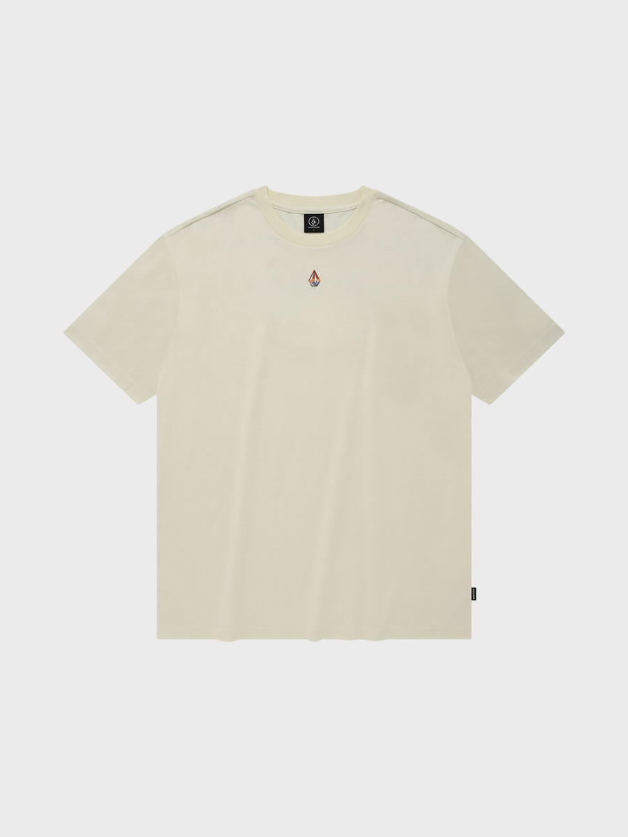 레인보우 스톤 오버핏 티셔츠(크림)