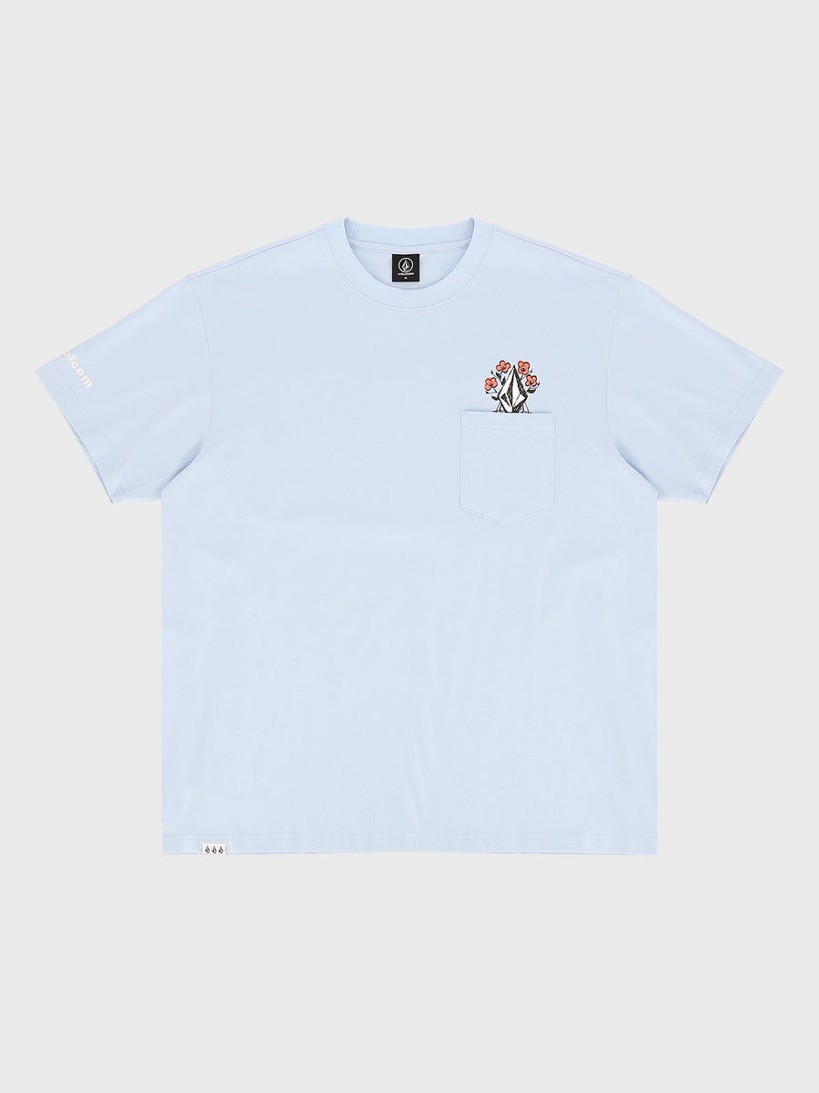 HI-FLOWER 컴포트핏 티셔츠(스카이블루) VA212TS005