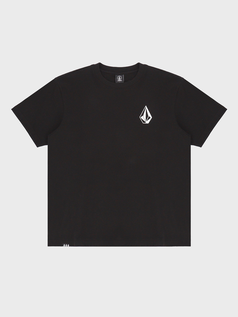 STONE SIGNATURE 컴포트핏 티셔츠(블랙) VA212TS018