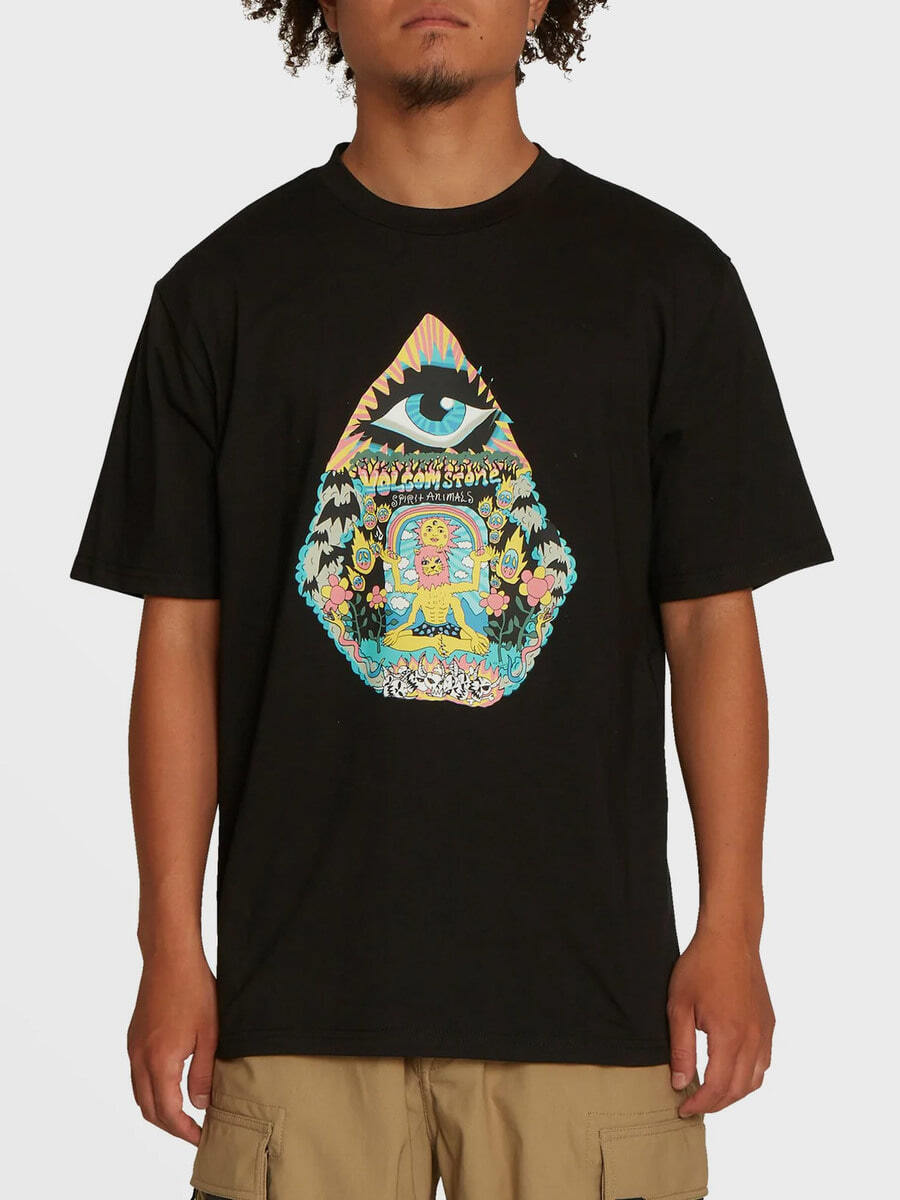 서프팀 바이탈 반팔 티셔츠(블랙)