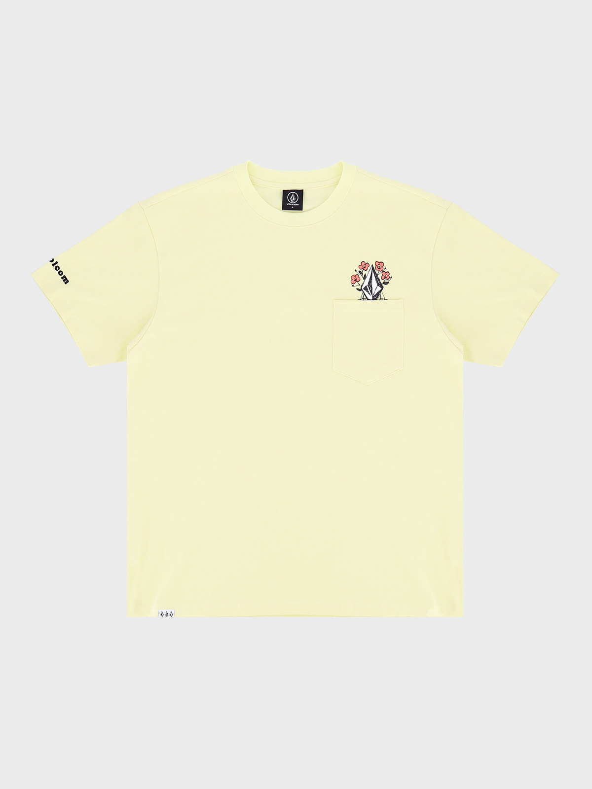 HI-FLOWER 컴포트핏 티셔츠(라이트옐로우) VA212TS005