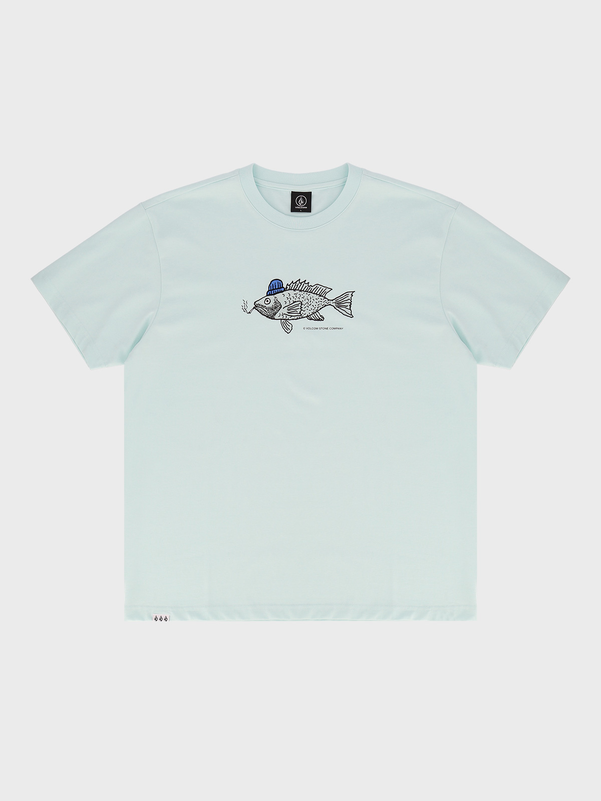 FISHING 그래픽 컴포트핏 티셔츠(라이트 민트) VA212TS010