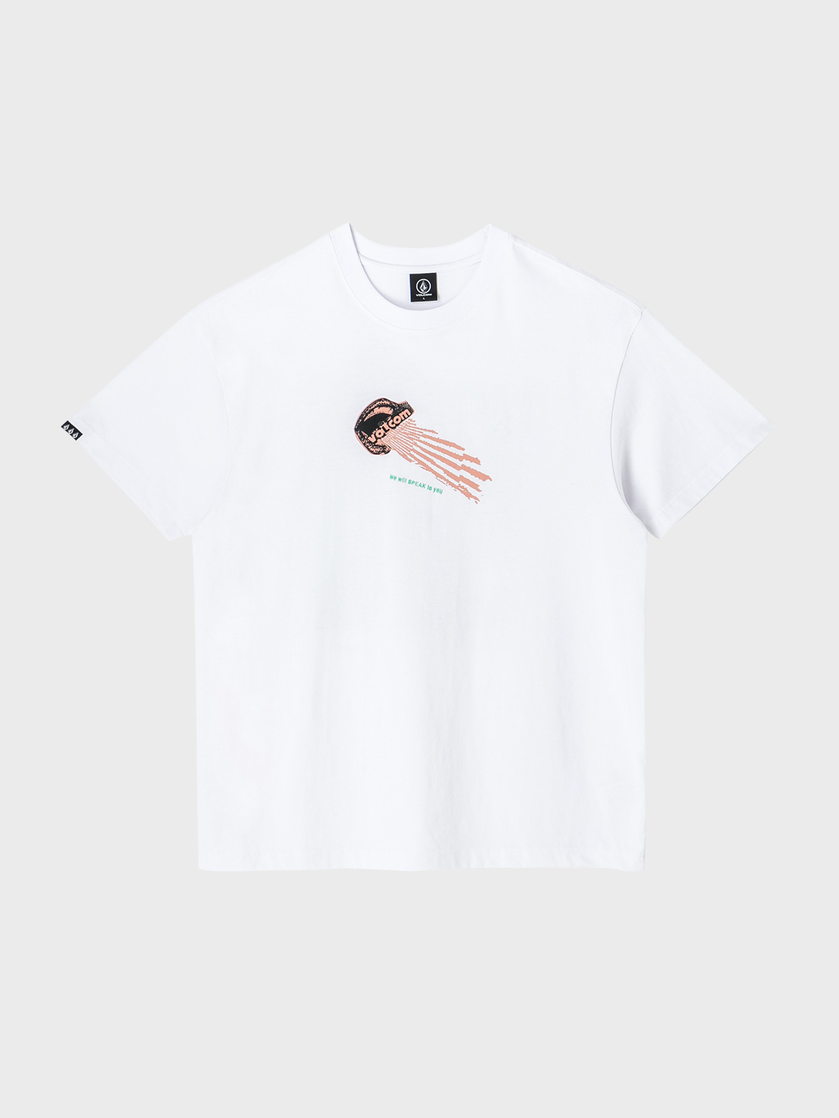 STONEHEAD 오버핏 티셔츠 (화이트) VA212TS003