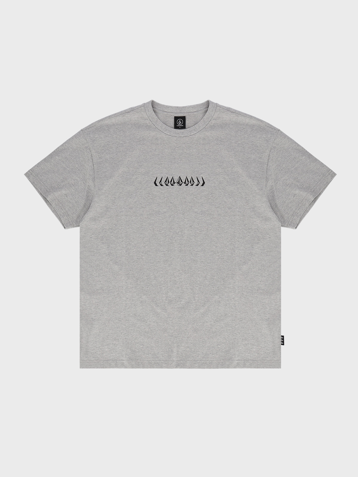 LETTERING 오버핏 티셔츠(멜란지그레이) VA212TS009