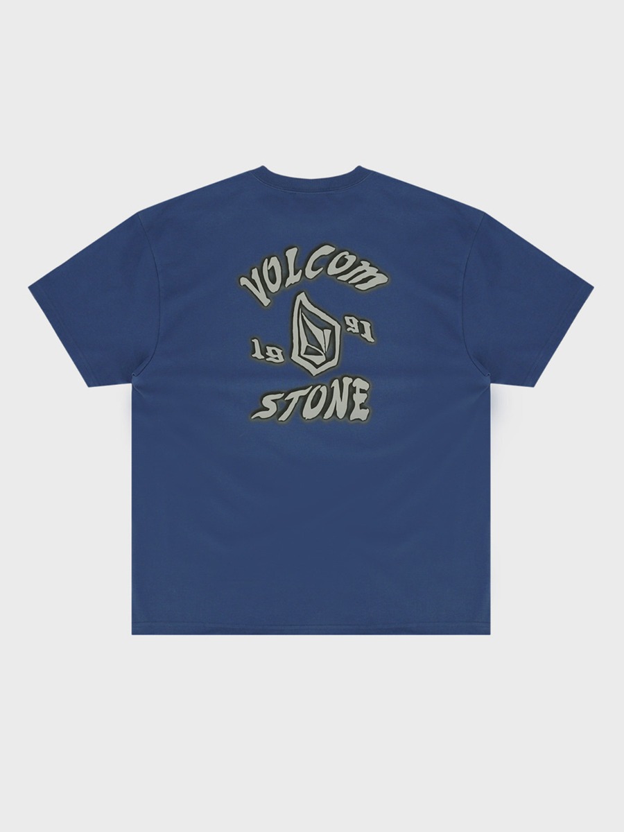 1991 STONE 3D 그래픽 오버핏 티셔츠(블루) VA212TS024