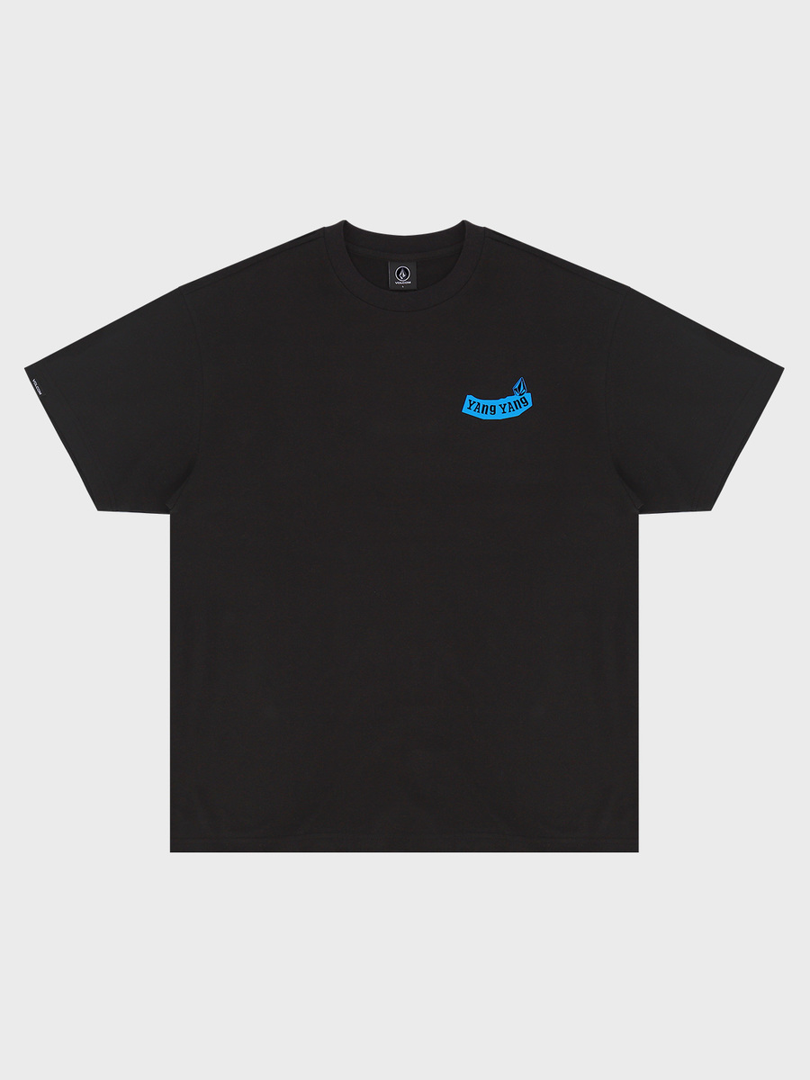 KEEP YANGYANG STONED 오버핏 티셔츠(블랙) VA212TS029