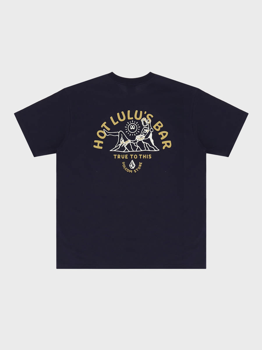 LULU`S BAR 컴포트핏 티셔츠(네이비) VA212TS021