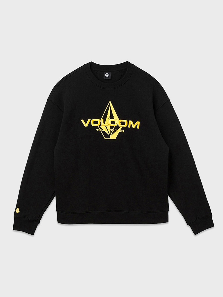 VOLCOM 스톤 오버핏 맨투맨 (블랙) VA203RM006
