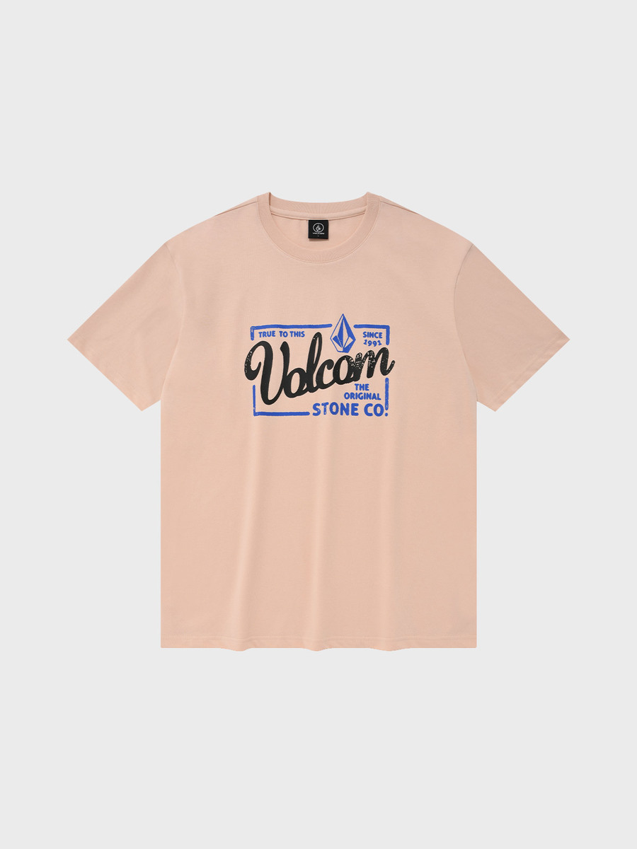 에센셜 빅로고 컴포트핏 티셔츠(라이트 핑크) VA222TS003