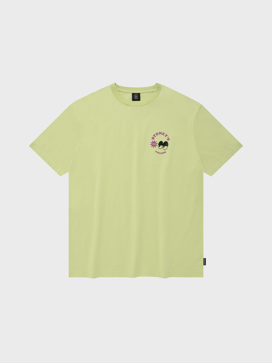 스토니 오버핏 티셔츠(라임) VA222TS007