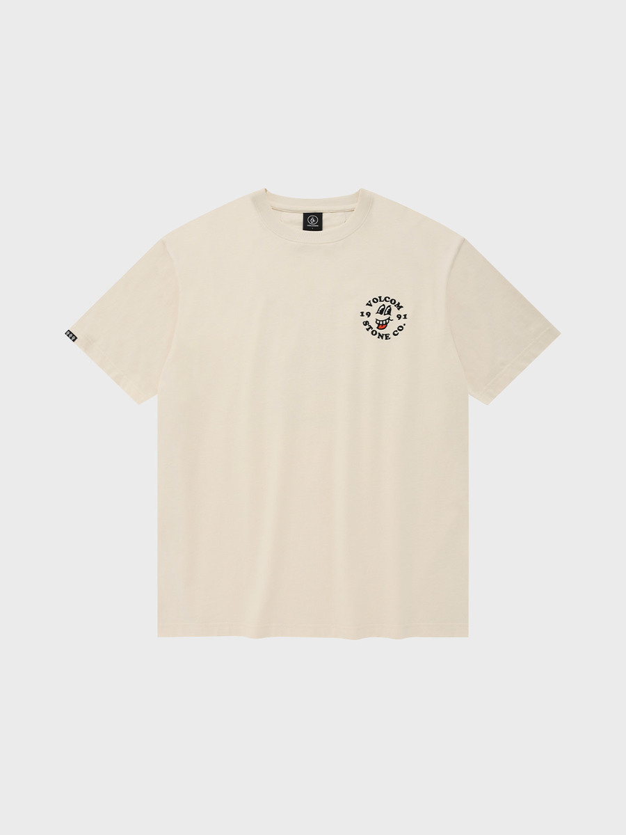 꼬마스톤 오버핏 티셔츠(라이트 베이지) VA222TS008