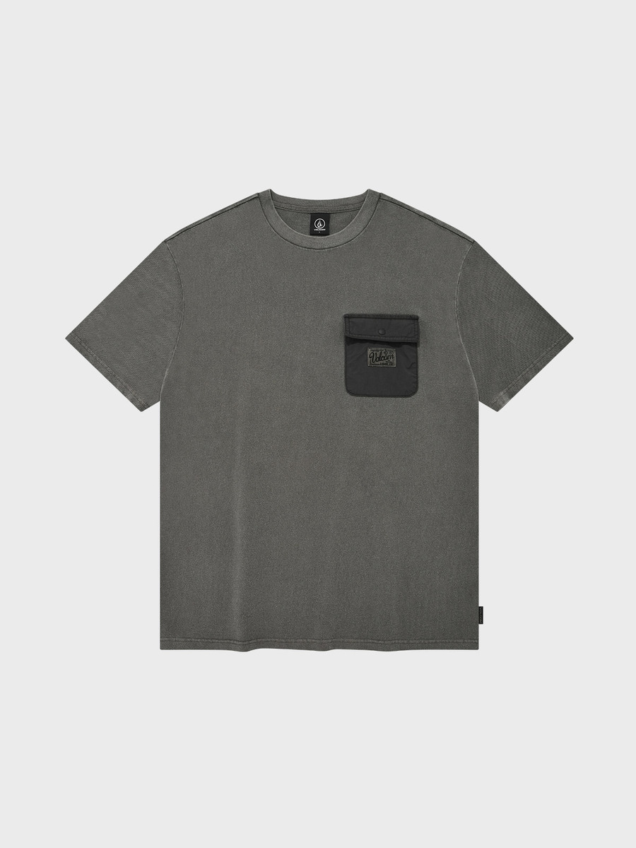 캠퍼 다잉 포켓 오버핏 티셔츠(차콜)