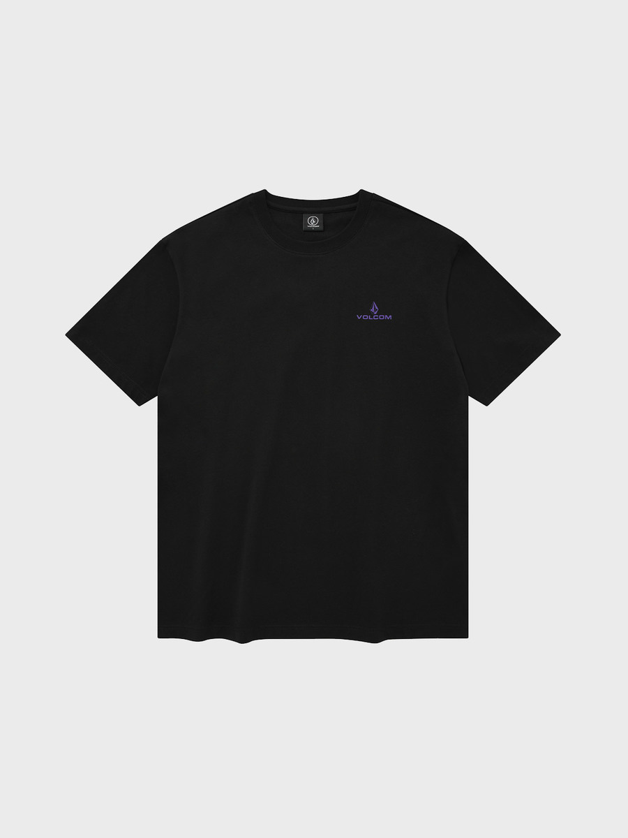 에센셜 워딩 오버핏 티셔츠(블랙)