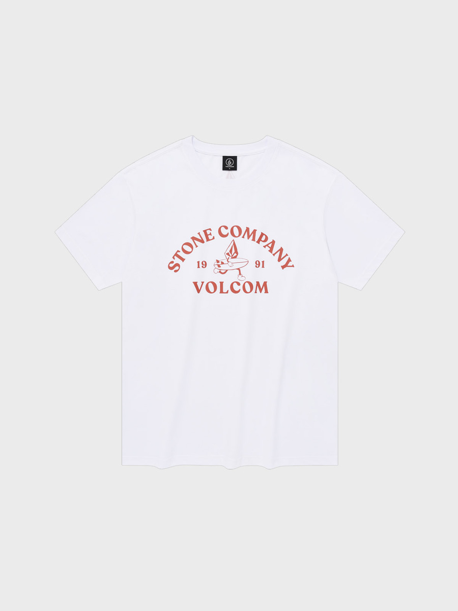 스톤 컴퍼니 컴포트핏 반팔 티셔츠(화이트)