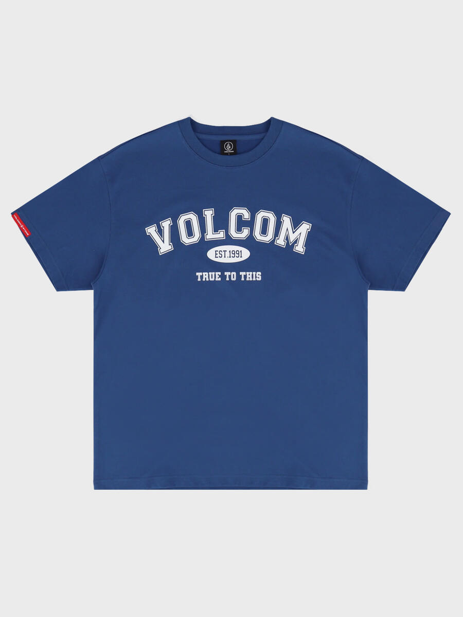 유니버시티 오버핏 티셔츠(블루) VA212TS026