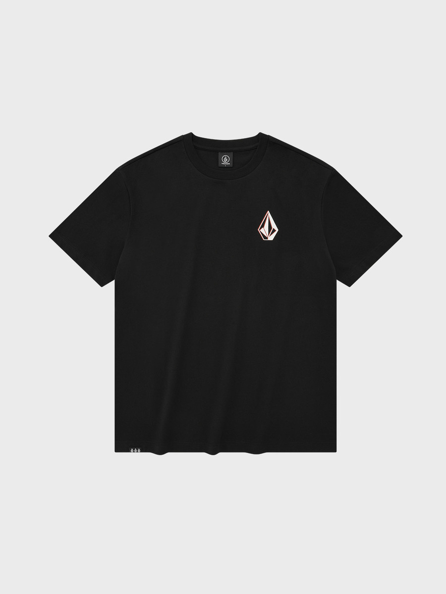 STONE SIGNATURE 컴포트핏 티셔츠(블랙)